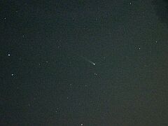 （近藤全宏氏撮影の3月19日の池谷・張彗星の写真）