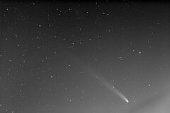 （宇都正明氏撮影の3月25日の池谷・張彗星の写真）