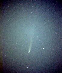 （山田由雄氏撮影の3月25日の池谷・張彗星の写真）