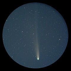 （野田司氏撮影の4月6日の池谷・張彗星の写真 1）