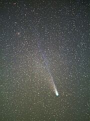 （植木信幸氏撮影の4月12日の池谷・張彗星の写真）