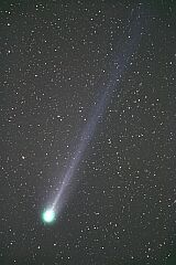 （寺嶋博氏撮影の4月13日の池谷・張彗星の写真）