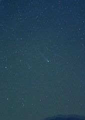 （橋口清氏撮影の4月14日の池谷・張彗星の写真）