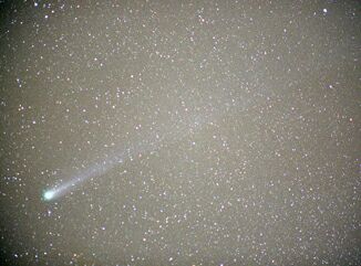 （田村竜一氏撮影の4月14日の池谷・張彗星の写真 1）