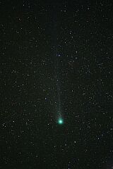 （田島光浩氏撮影の4月18日の池谷・張彗星の写真 1）