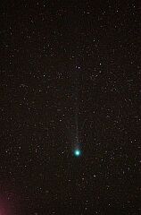（田島光浩氏撮影の4月18日の池谷・張彗星の写真 2）