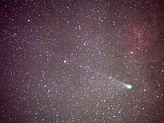 （近藤全宏氏撮影の4月22日の池谷・張彗星の写真）