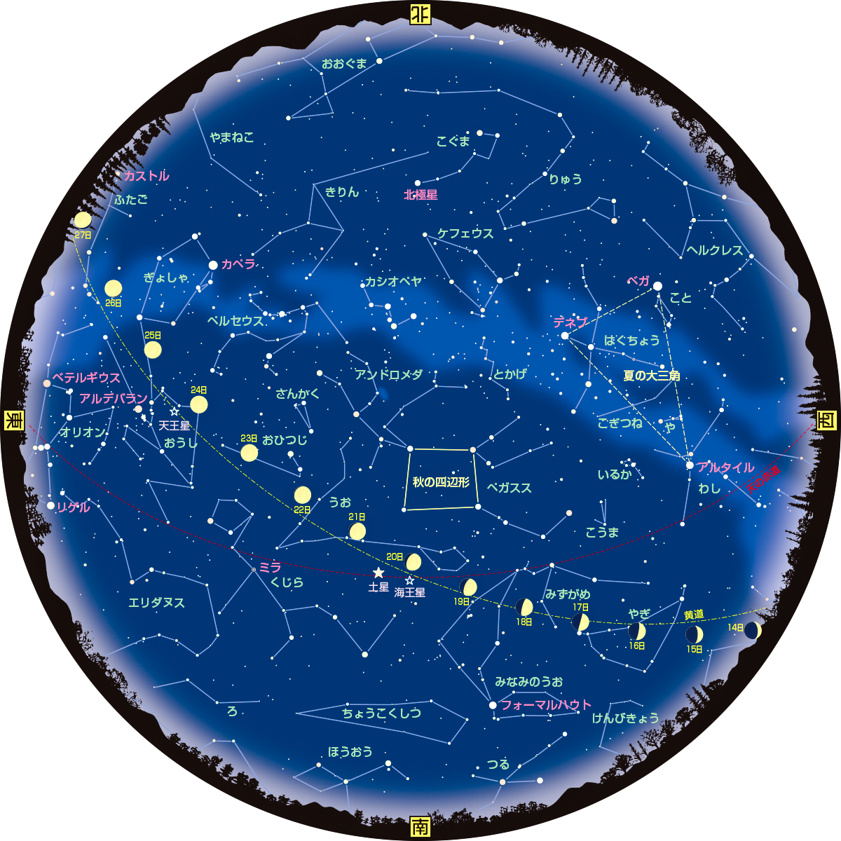 全天星図