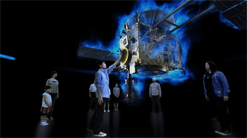 「HAYABUSA2 − RETURN TO THE UNIVERSE −」の1シーン 「HAYABUSA2 − RETURN TO THE UNIVERSE −」の1シーン