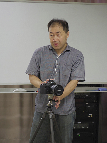 「都市星景写真入門」講習会の様子 「都市星景写真入門」講習会の様子