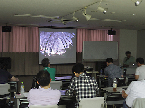 「星空撮影入門 中級編」講習会の様子 「星空撮影入門 中級編」講習会の様子