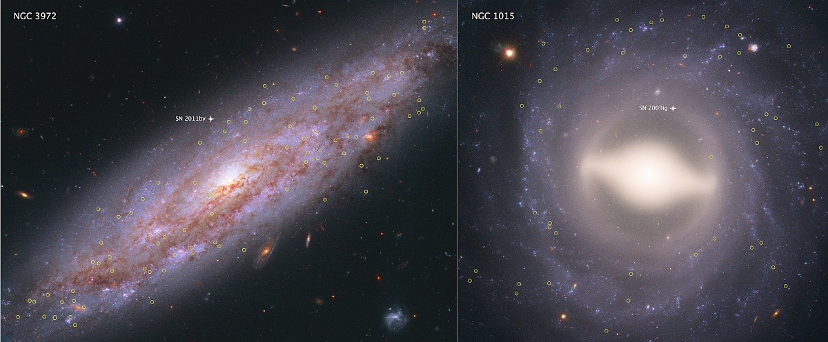 NGC 3972とNGC 1015 NGC 3972とNGC 1015