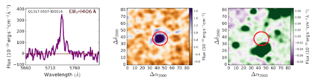 暗黒銀河候補のスペクトルと画像 暗黒銀河候補のスペクトルと画像