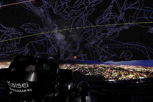 投影の様子 投影の様子