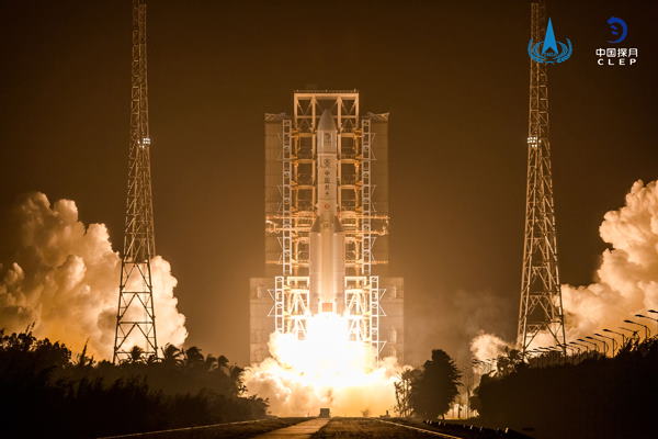 「嫦娥5号」打ち上げ 「嫦娥5号」打ち上げ