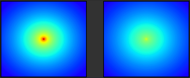 ダークマターの分布 ダークマターの密度分布