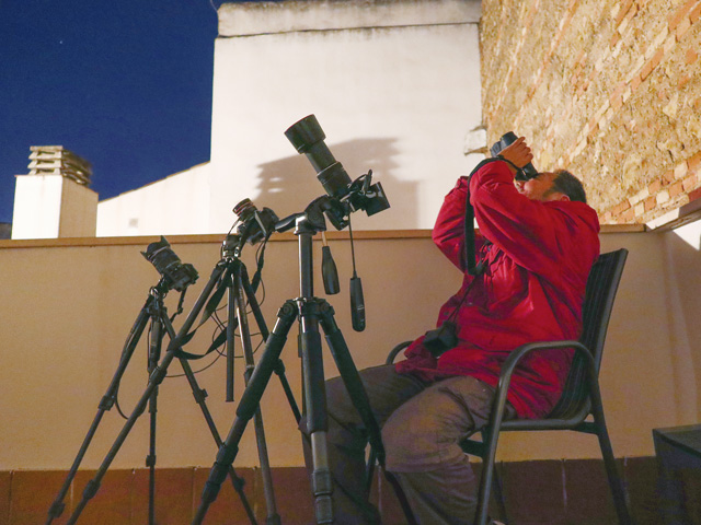 観測風景 観測風景