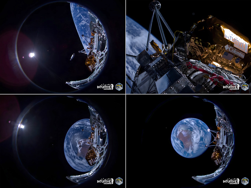 米無人宇宙機「オデュッセウス」、民間初の月面軟着陸に成功