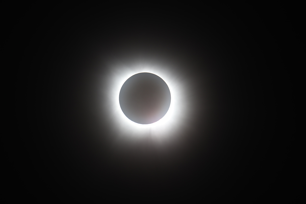 皆既食(外部コロナ) 皆既食