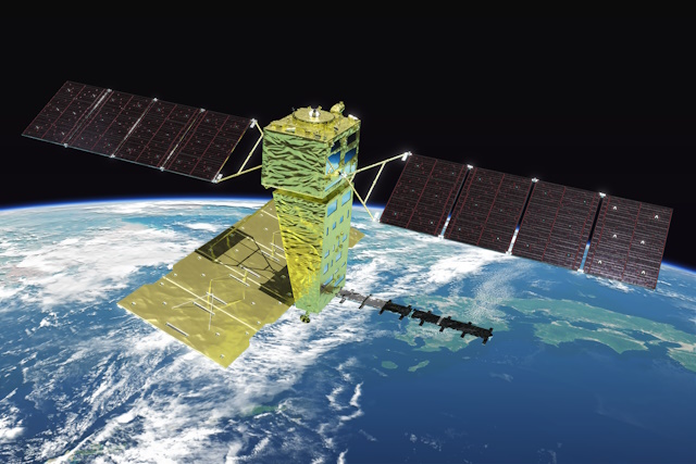 「だいち4号」の想像図 「だいち4号」の想像図