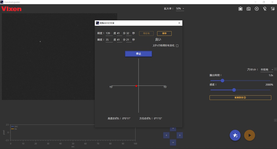 軸合わせ支援機能 軸合わせ支援機能