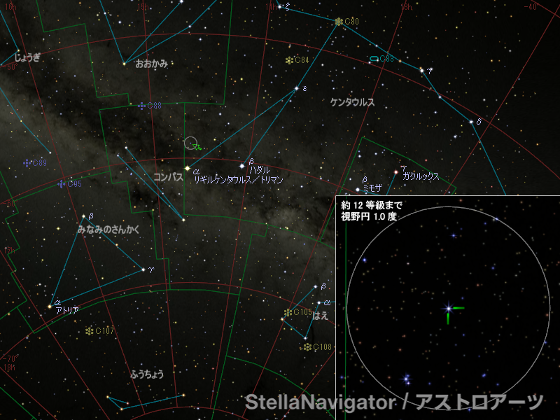 ケンタウルス座に明るい新星が出現 - アストロアーツ