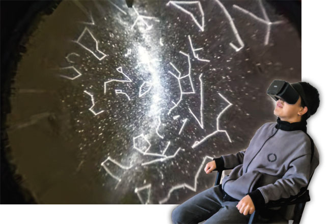 VRプラネタリウムの試作品 VRプラネタリウムの試作品