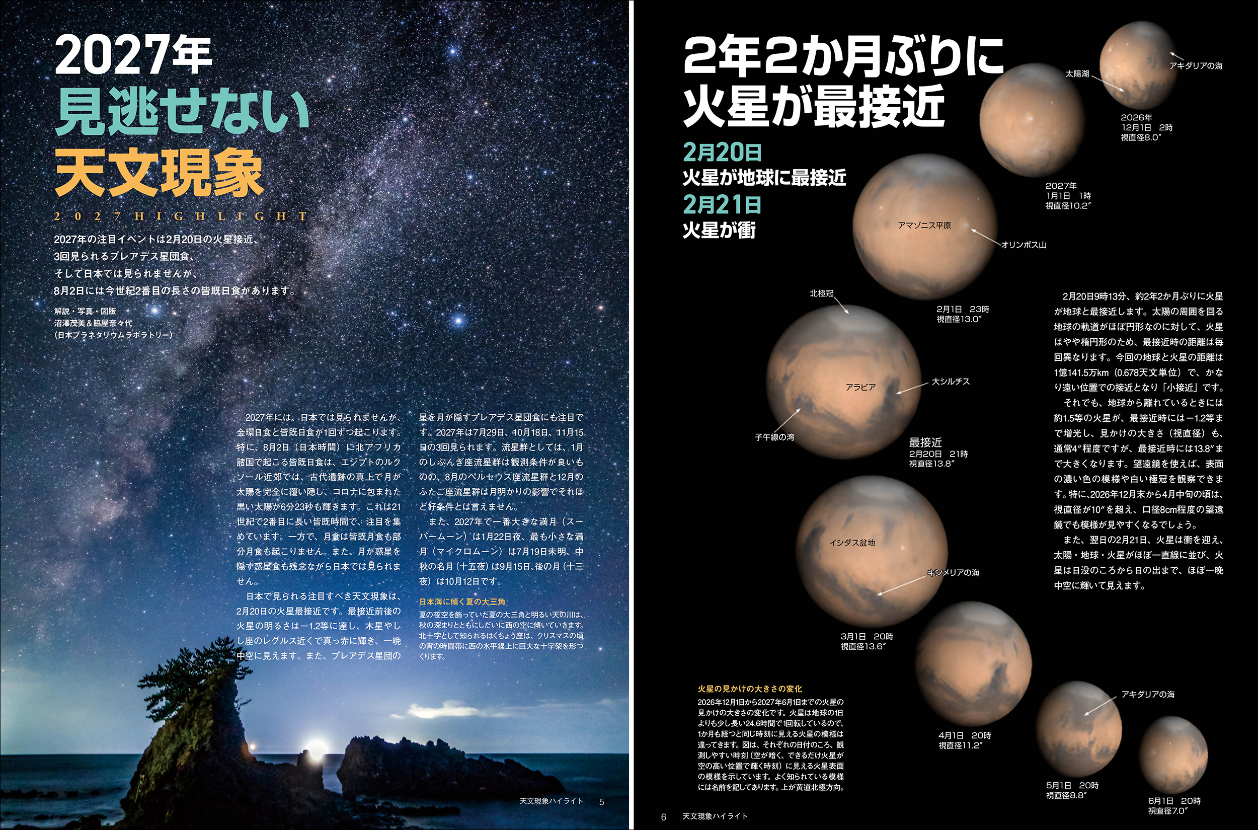 天文現象ハイライト 天文現象ハイライト