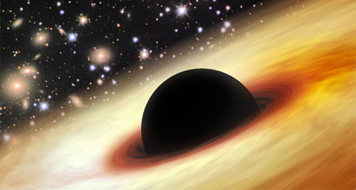 ブラックホールのイラスト図
