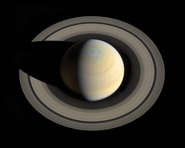 土星の環が消えていく様子