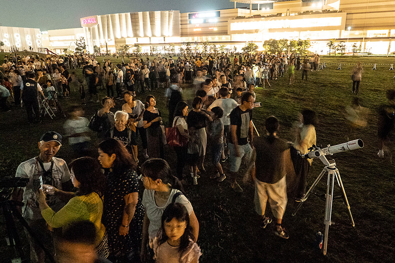 幕張での大観望会