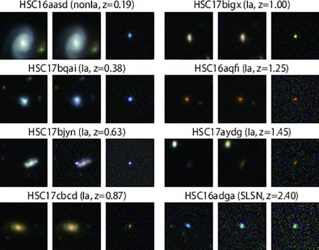 今回発見された超新星の例