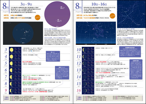 綴じ込み特別付録「星空ダイアリー2015夏」