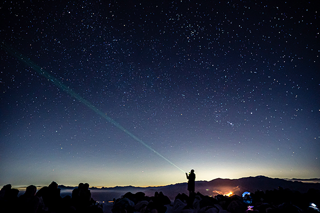 星空案内の様子