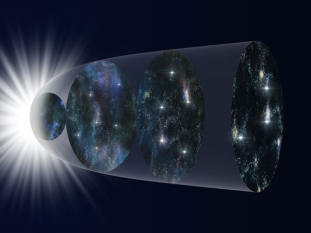 宇宙膨張の歴史のイメージ