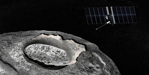 小惑星プシケ探査の想像図
