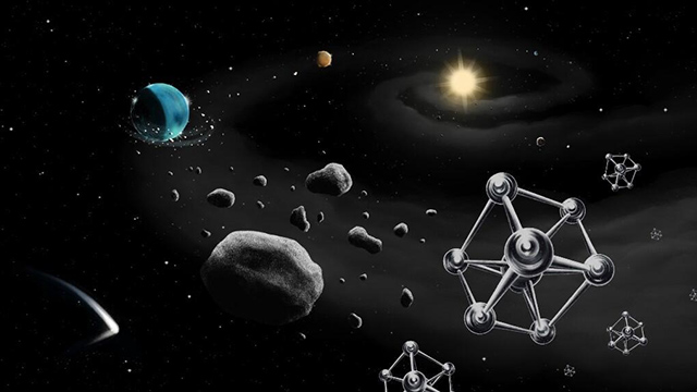 惑星やその素材の想像図