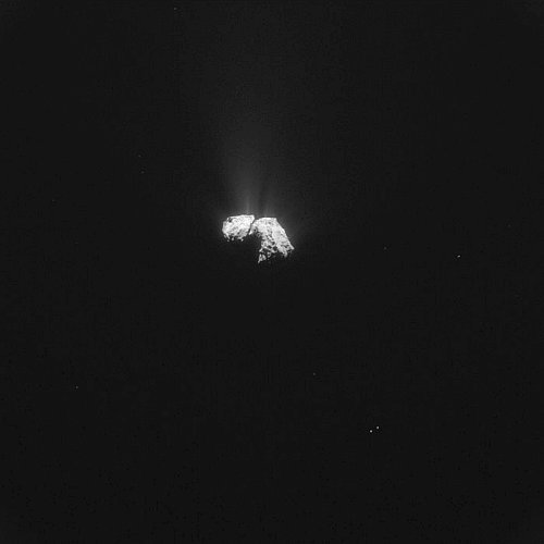 10月18日に撮影されたチュリュモフ・ゲラシメンコ彗星