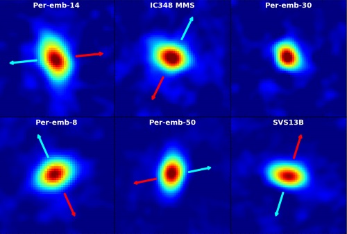 ペルセウス座分子雲中に存在する原始星を取り巻く円盤