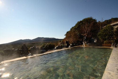 大島温泉ホテル露店風呂（男湯）