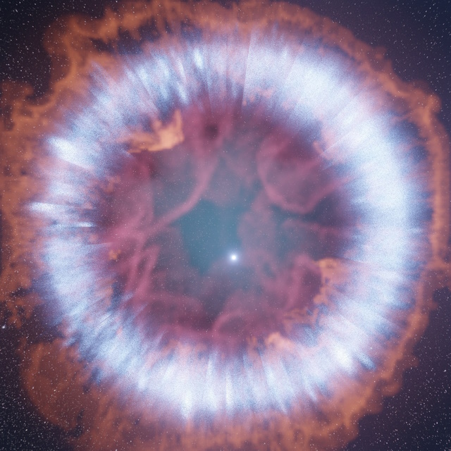 電波で再増光した超新星SN 2018ivcの想像図