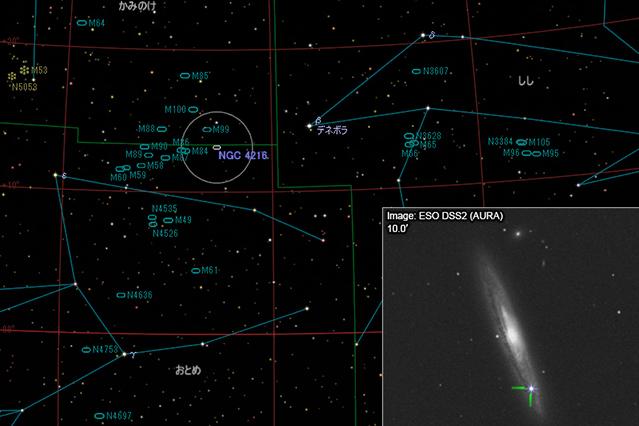 板垣さん、おとめ座の銀河に超新星発見 - アストロアーツ