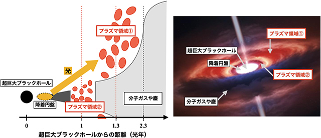 推定される中心構造