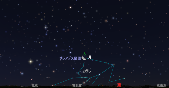 2025年8月16日 プレアデス星団食 - アストロアーツ