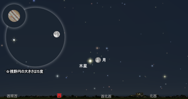 2026年1月3日 月と木星が接近 - アストロアーツ