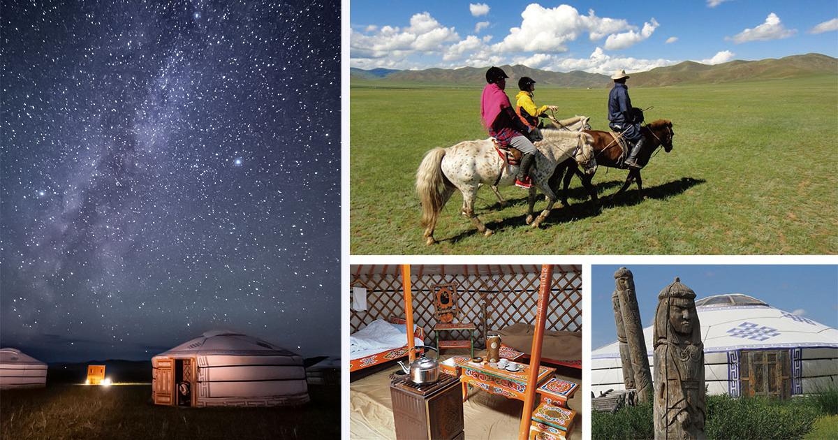 モンゴル星空ゲルキャンプツアーで大自然を満喫