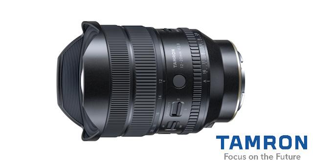 タムロンから、小型軽量な超広角ズームレンズ「12-20mm F2.8」が新発売