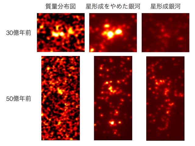 銀河団領域の拡大図