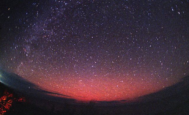 2003年に北海道で見られたオーロラ