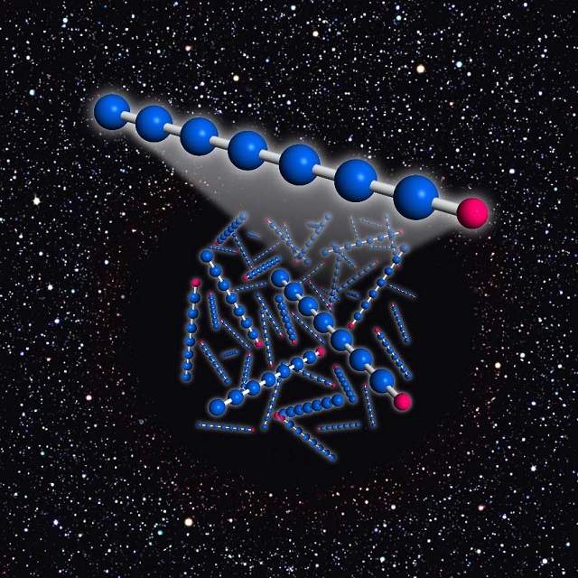 分子雲と直線炭素鎖分子C7H